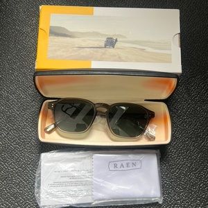 Brand New - Raen Aren Sunglasses Ghost Green Polarized Lenses